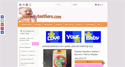 Desktop Screenshot of justbabyteethers.com